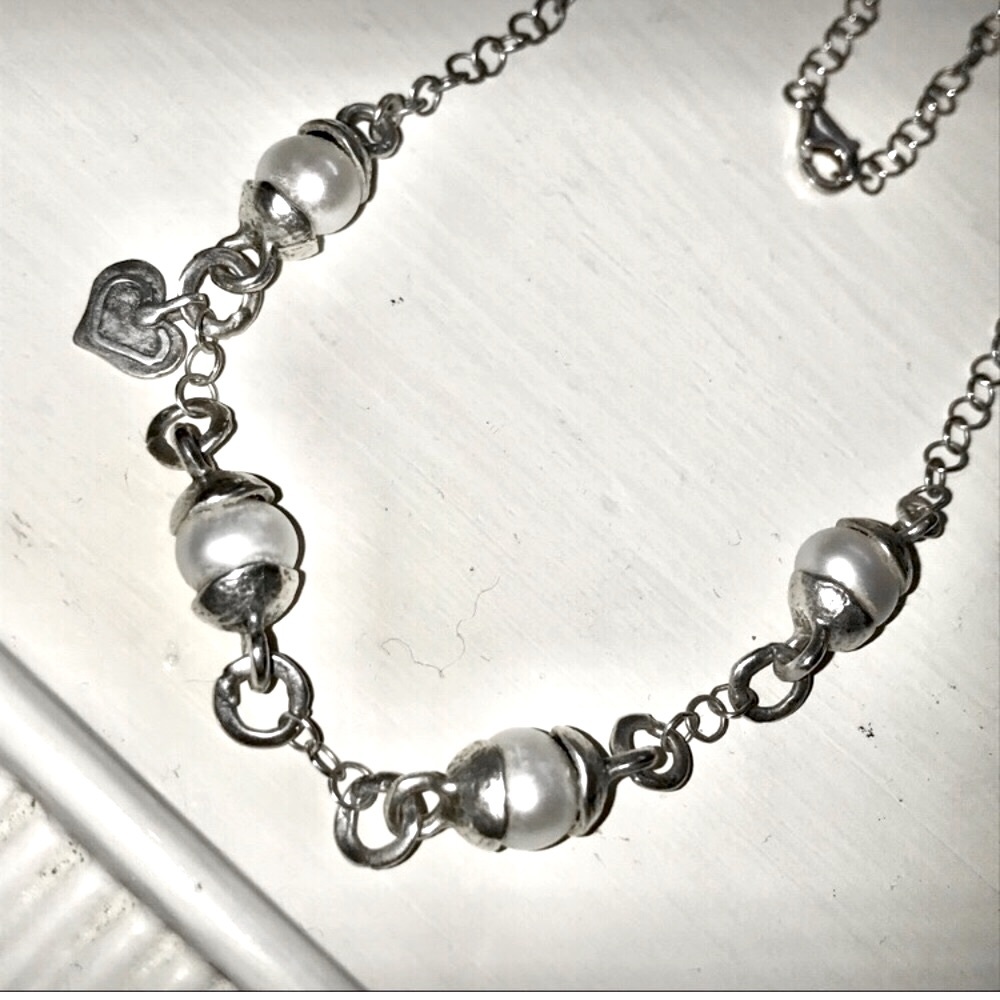 OR PAZ PEARL➕925 STERLING SILVER NECKLACE